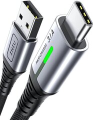INIU USB-C uz USB-A kabelis, 2 m cena un informācija | Savienotājkabeļi | 220.lv