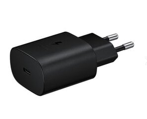 Зарядное устройство, оригинальное, для Samsung EP-TA800NB 25W, без упаковки, черное цена и информация | Зарядные устройства для телефонов | 220.lv