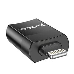 <p>Адаптер Hoco UA17 Lightning to USB-A черный</p>
 цена и информация | Адаптеры и USB разветвители | 220.lv