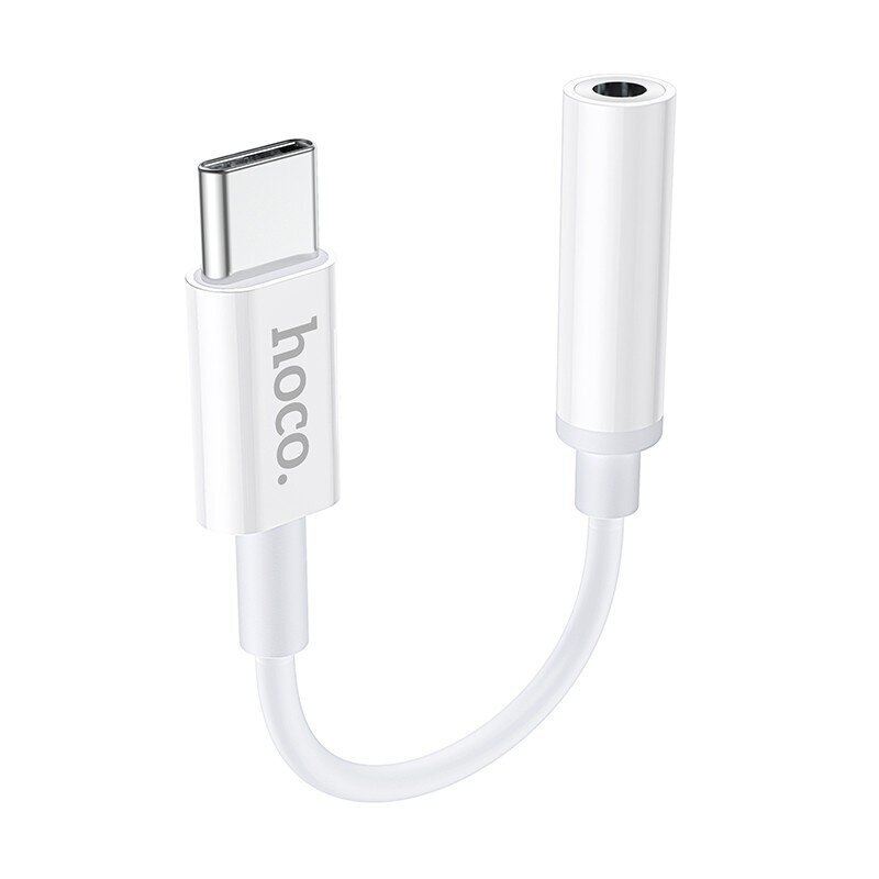 Audio parveidotājs Hoco LS30 Type-C to 3.5mm balts цена и информация | Adapteri un USB centrmezgli | 220.lv