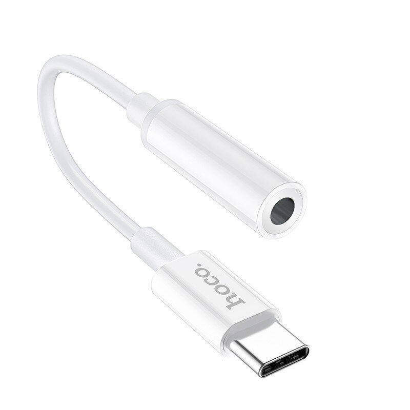 Audio parveidotājs Hoco LS30 Type-C to 3.5mm balts цена и информация | Adapteri un USB centrmezgli | 220.lv