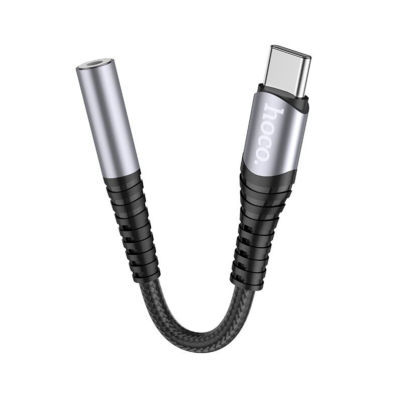 Audio parveidotājs Hoco LS33 Type-C to 3.5mm pelēks cena un informācija | Adapteri un USB centrmezgli | 220.lv