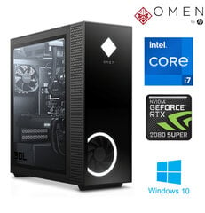 Stacionārais dators OMEN 30L MT Ryzen 7 5800X 32GB 1TB SSD RTX 3070 Windows 10 cena un informācija | Stacionārie datori | 220.lv