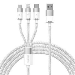 Baseus StarSpeed Series, USB-C + Micro + Lightning 3,5A, 1.2 m cena un informācija | Savienotājkabeļi | 220.lv