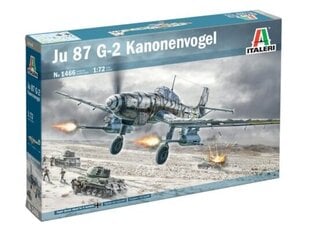 Ju 87 G-2 Kanonenvogel 1:72 ITALERI 1466 цена и информация | Коллекционные модели автомобилей | 220.lv