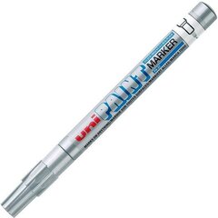 Стойкий маркер Uni-Ball Paint PX-21L, серебристый, 12 шт. цена и информация | Письменные принадлежности | 220.lv