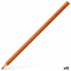 Akvareļu krāsainie zīmuļi Faber-Castell , oranža (12 gb.) cena un informācija | Modelēšanas un zīmēšanas piederumi | 220.lv