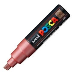 Marķieris POSCA PC-8K Metallic, sarkans, 6 gb. cena un informācija | Modelēšanas un zīmēšanas piederumi | 220.lv