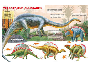 Моя первая книга, О диинозаврах(картон) cena un informācija | Grāmatas mazuļiem | 220.lv