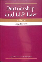 Partnership and LLP Law 2nd Revised edition цена и информация | Книги по экономике | 220.lv