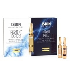 Isdin Isdinceutics Pigment Expert + Night Peel 10+10 Vial x 2ml cena un informācija | Serumi sejai, eļļas | 220.lv