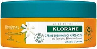 Крем после загара Klorane Polysianes Aftersun Sublimating Cream, 200 мл цена и информация | Кремы от загара | 220.lv