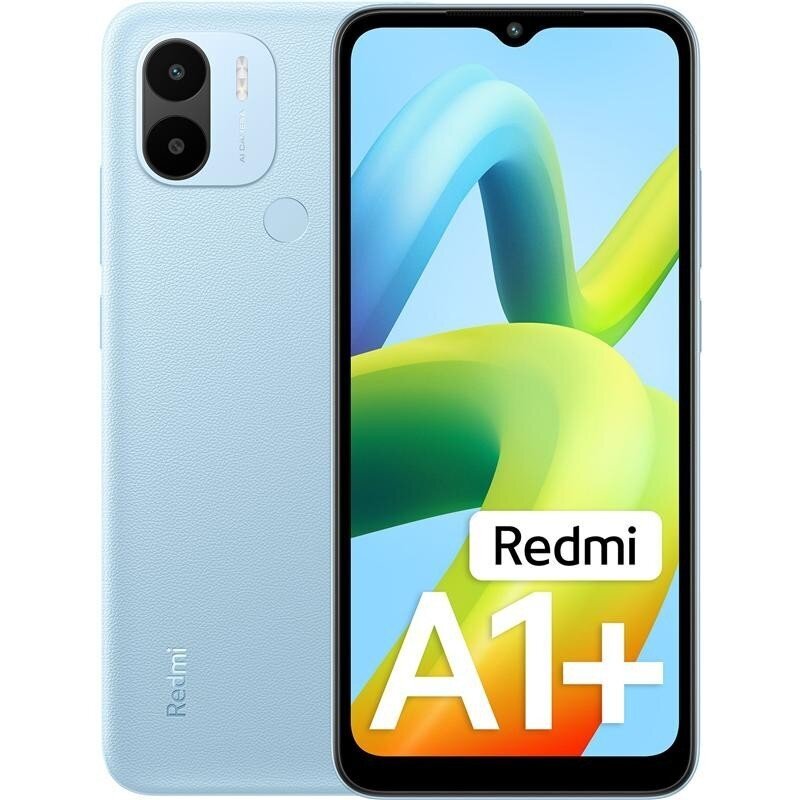 Xiaomi Redmi A1 Plus Dual SIM 2/32GB MZB0CH4EU Light Blue cena un informācija | Mobilie telefoni | 220.lv