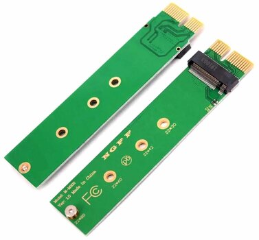 Адаптер PCI-e x1 на твердотельный накопитель M.2 NVMe цена и информация | Контроллеры | 220.lv