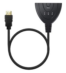 HDMI Sakotuvas 3in 1 izeja cena un informācija | Adapteri un USB centrmezgli | 220.lv