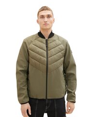 Мужская куртка Tom Tailor весна-осень, оливково-зеленый цвет цена и информация | Мужские куртки | 220.lv