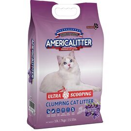 AMERICA LITTER 18L, 15KG - Kaķu smiltis ultra cementējošs cena un informācija | Smiltis un pakaiši | 220.lv