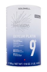 Izgaismojošs pulveris Goldwell Oxycur Platin 9+ Multi-purpose lightening powder, 500 g cena un informācija | Matu krāsas | 220.lv