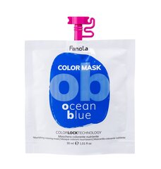 Krāsojoša matu maska Fanola color Mask Ocean Blue, 30 ml cena un informācija | Matu krāsas | 220.lv