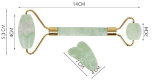 Массажер для лица из нефрита, нефрита цена и информация | Массажеры для лица, инструменты для чистки лица | 220.lv
