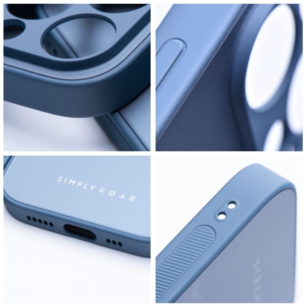 Roar Matte Glass vāciņš - iPhone 14 Pro, zils cena un informācija | Telefonu vāciņi, maciņi | 220.lv