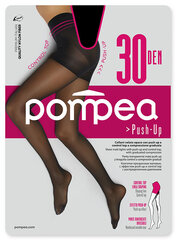 Zeķubikses sievietēm Pompea Push Up Nero, 30 DEN цена и информация | Колготки | 220.lv