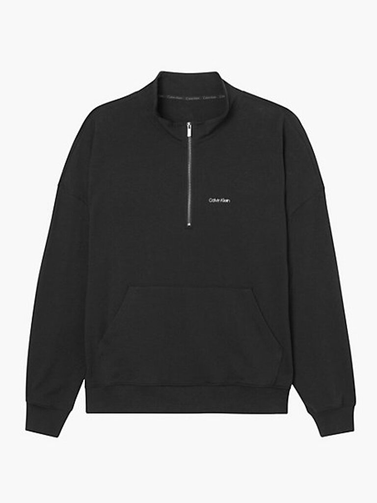 CALVIN KLEIN Quarter Zip Black 545663099 cena un informācija | Vīriešu džemperi | 220.lv