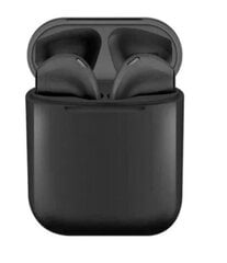 EarPods i12 TWS Bluetooth беспроводные мини-наушники стерео с микрофоном, черный цена и информация | Наушники | 220.lv