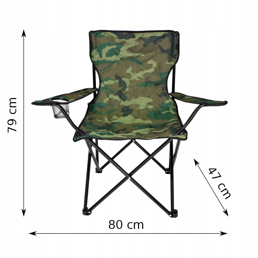 Universāls saliekams makšķerēšanas krēsls ar atzveltni cena un informācija |  Tūrisma mēbeles | 220.lv