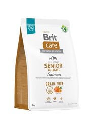 Brit Care Grain-free sausā barība visu šķirņu vecākiem suņiem, 3 kg (jauns iepakojums) cena un informācija | Sausā barība suņiem | 220.lv