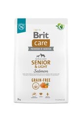 Brit Care Grain-free Сухой корм для пожилых собак всех пород, 3 кг цена и информация | Сухой корм для собак | 220.lv