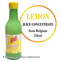 Citronu sula - koncentrāts, Lemon Juice concentrate, Golden Turtle, 250 ml cena un informācija | Sulas, nektāri un sulu dzērieni | 220.lv