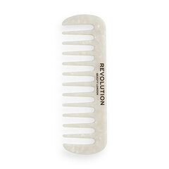 Revolution Haircare Natural Curl Wide Tooth Comb White ( kudrnaté a silné vlasy ) - Hřeben cena un informācija | Matu sukas, ķemmes, šķēres | 220.lv