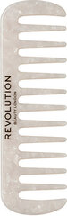 Revolution Haircare Natural Curl Wide Tooth Comb White ( kudrnaté a silné vlasy ) - Hřeben цена и информация | Расчески, щетки для волос, ножницы | 220.lv