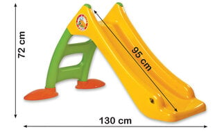 Bērnu slidkalniņš Dorex 424, dzeltens cena un informācija | Slidkalniņi, kāpšanas konstruktori | 220.lv