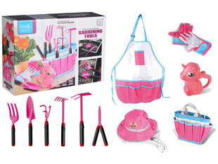 Детский садовый набор Gardening Tools, розовый цена и информация | Игрушки для песка, воды, пляжа | 220.lv