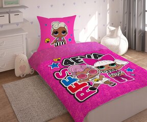 Bērnu gultasveļas komplekts L.O.L 140x200, 2 gab. cena un informācija | Bērnu gultas veļa | 220.lv