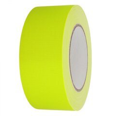 Neona līmlente Neon gaffer 50mm x 25m, dzeltena cena un informācija | Izolācijas materiāli | 220.lv