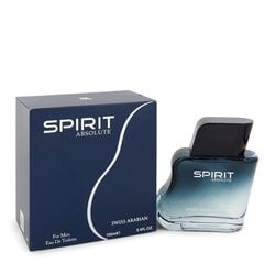 Smaržūdens Swiss Arabian EDT Spirit Absolute (100 ml) cena un informācija | Vīriešu smaržas | 220.lv