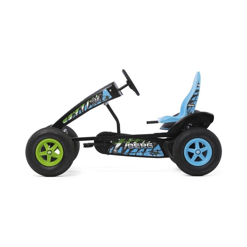 Pēdāļu kartings Berg X-ite Go-Kart, melns цена и информация | Rotaļlietas zēniem | 220.lv