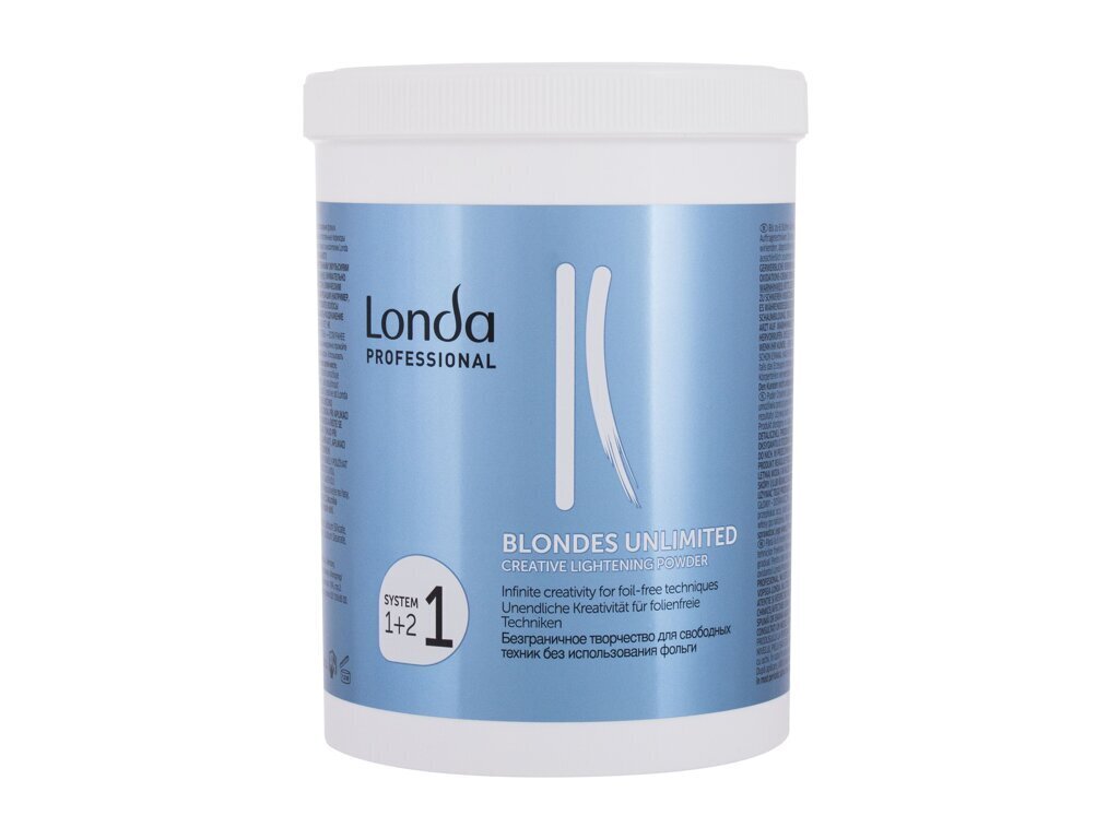 Londa Professional Blondes Unlimited Creative Lightening Powder - Hair color 400.0g cena un informācija | Matu krāsas | 220.lv