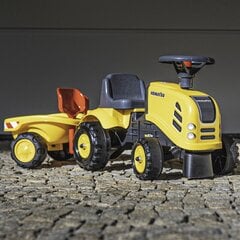 Falk Baby Komatsu traktors, dzeltens cena un informācija | Rotaļlietas zīdaiņiem | 220.lv