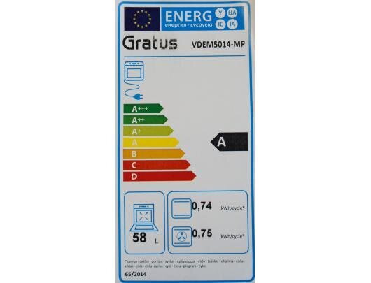 Gratus VDEM5014-MP cena un informācija | Gāzes plītis | 220.lv