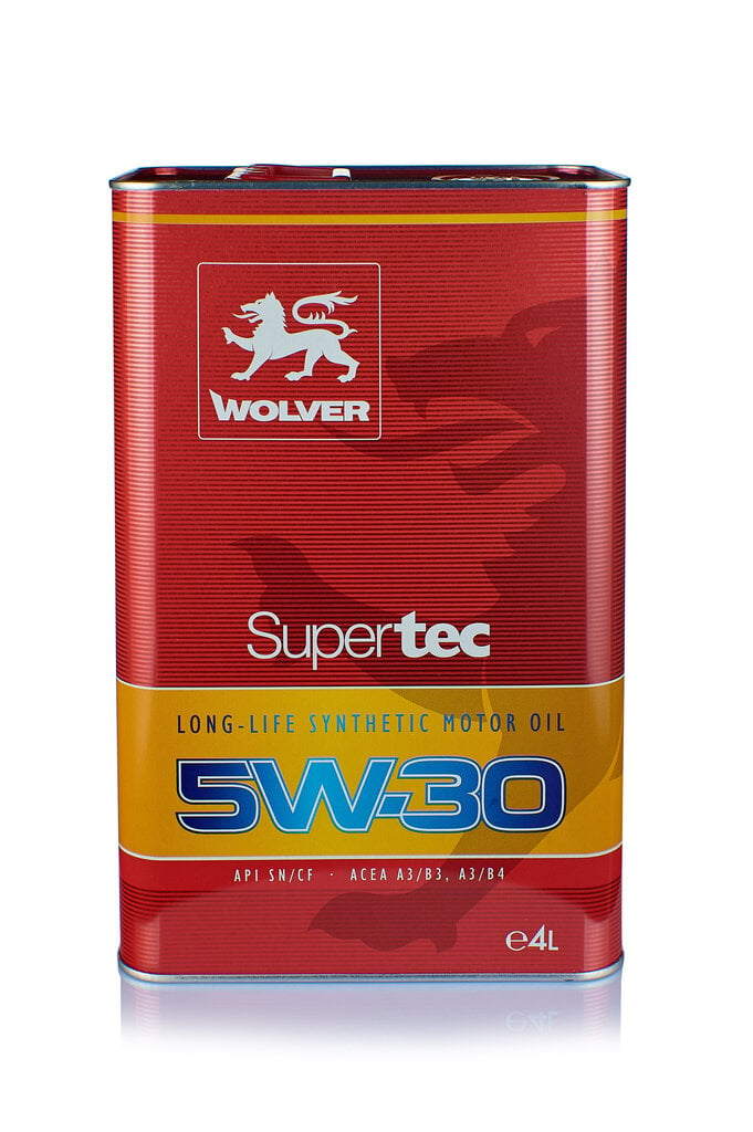 Wolver SuperTec sintētiskā motoreļļa. 5W-30, 4L cena un informācija | Motoreļļas | 220.lv