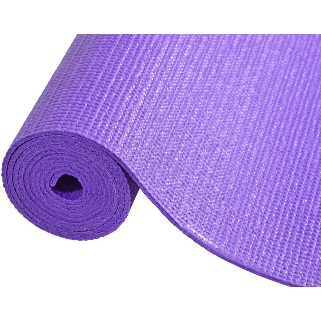 Jogas treniņu paklājiņš EB Fit, 173x61x0,3cm, violets cena un informācija | Vingrošanas paklāji | 220.lv