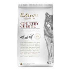 Sausā barība suņiem Eden Country Cuisine, maza granula, ar pīli, jēru un trusi, 2kg cena un informācija | Sausā barība suņiem | 220.lv