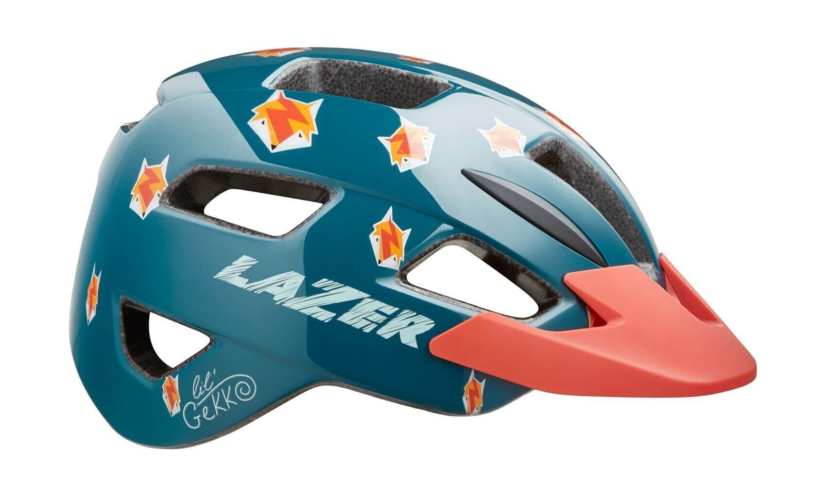 Bērnu veloķivere Lazer Lil'Gekko Fox 46-50cm цена и информация | Ķiveres | 220.lv