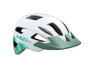 Детский велосипедный шлем Lazer Gekko White Tropical, 50-56 см цена и информация | Шлемы | 220.lv