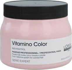 Маска для окрашенных волос L'oreal Professionnel Vitamino Color A-OX, 500 мл цена и информация | Распылите крем-спрей на волосы на расстоянии 20-25 см, расчешите их расческой. | 220.lv