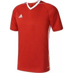 Футболка для мужчин Adidas Tiro 17, красная цена и информация | Рубашки для мальчиков | 220.lv